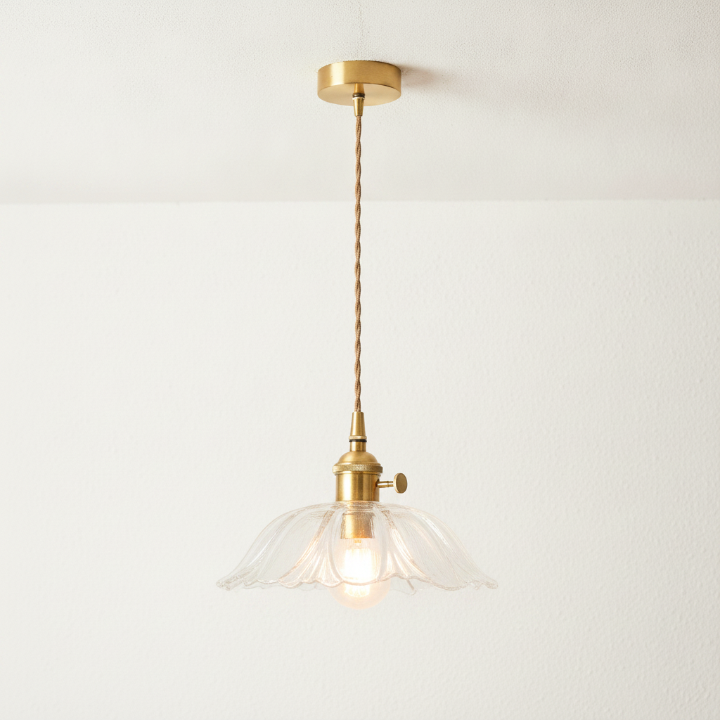 Galaxy Lightning ASTER pendant Large (28 cm) / Clear