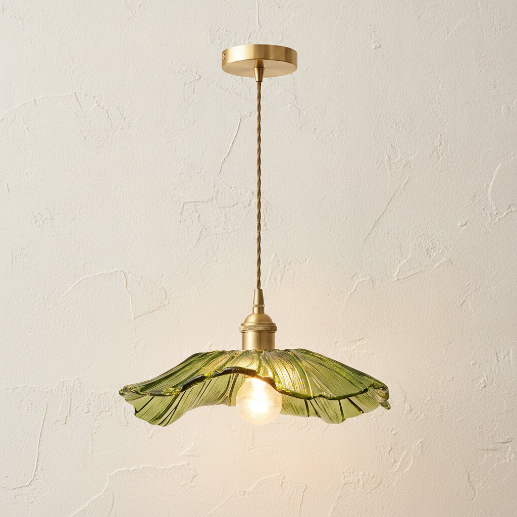 Galaxy Lightning ASTER pendant Large (28 cm) / Green